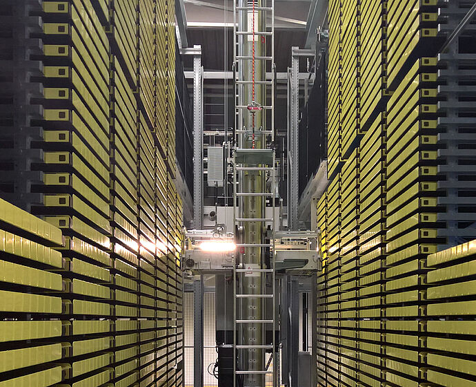 Hochregallager Tablare