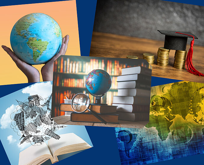 Bildercollage der Titelbilder des Informationsmaterials