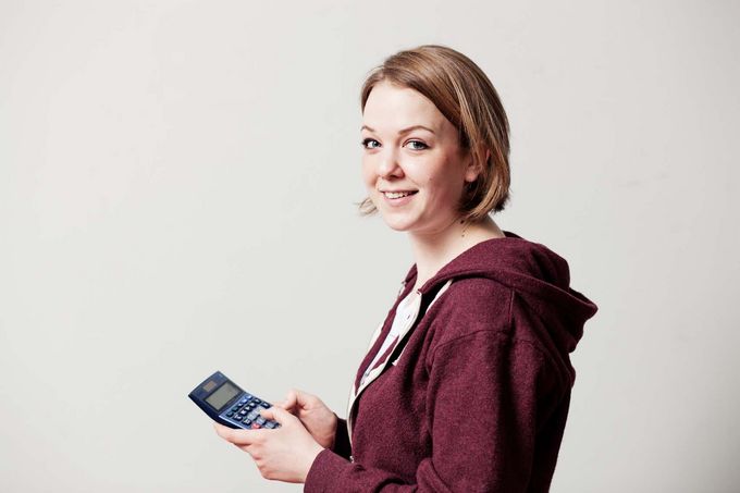 Studierende und Taschenrechner