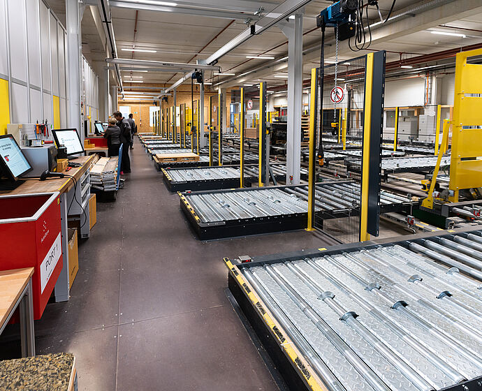 Fördertechnik im Kommissionierbereich