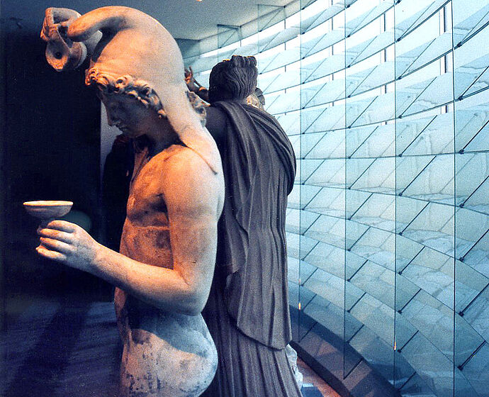 Foto der Fensterfront