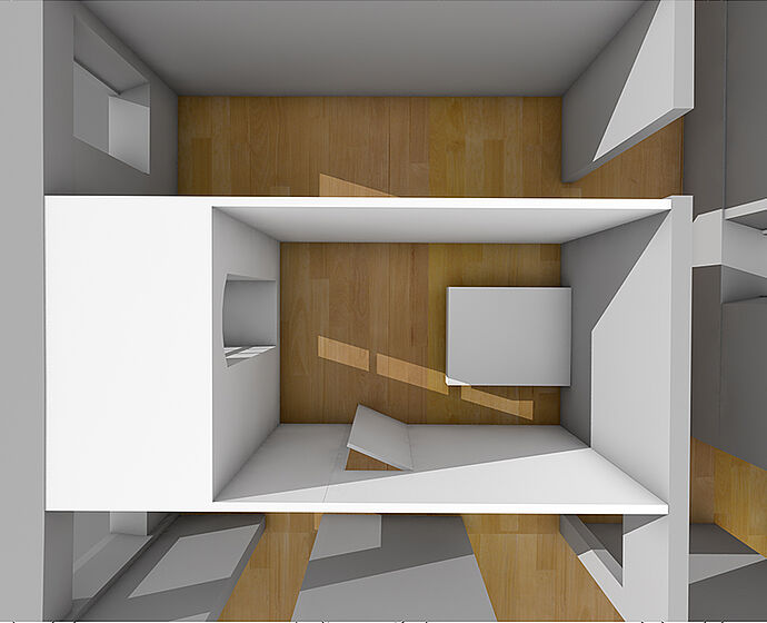 Die Abbildung zeigt die Visualisierung des Konzeptes aus der Vogelperspektive