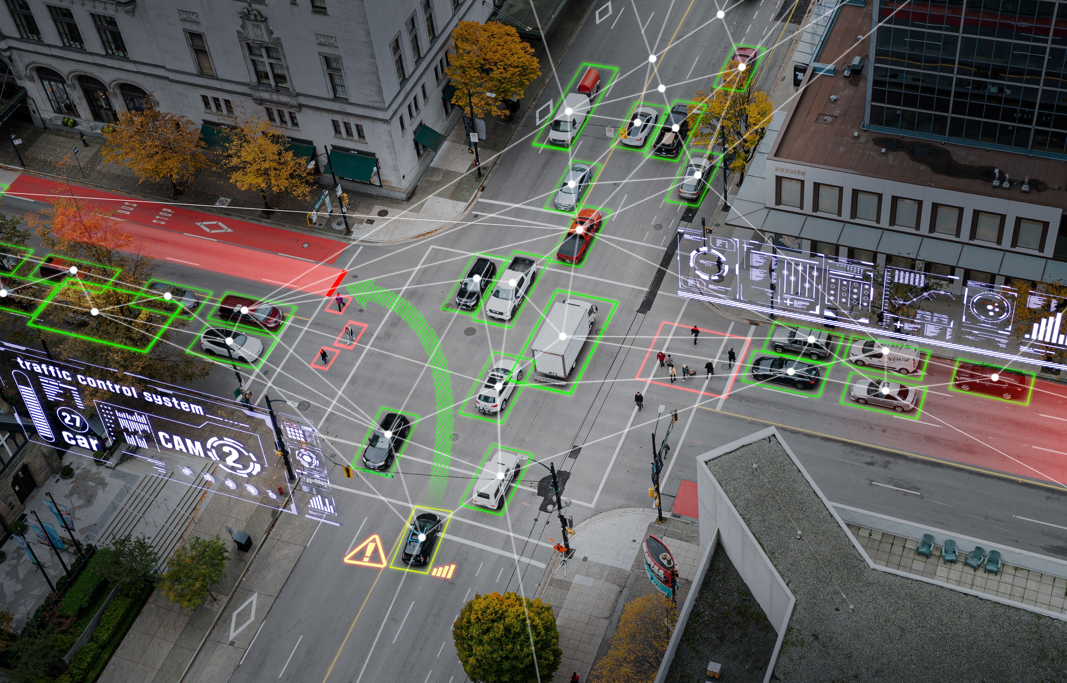 picture: Integrated control system simulation and autonomous driving in smart city