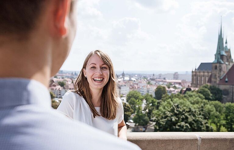 Gruppe Studierende in Erfurt