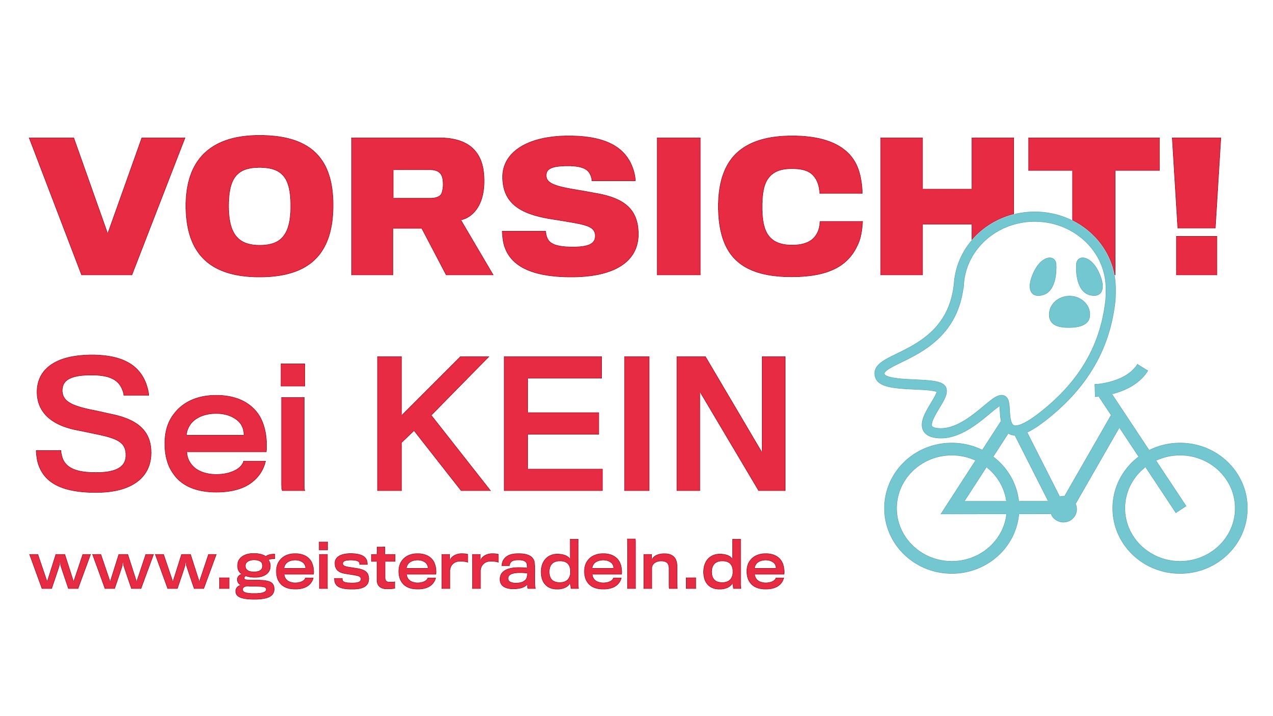 Logo der Kampagne Geisterradeln