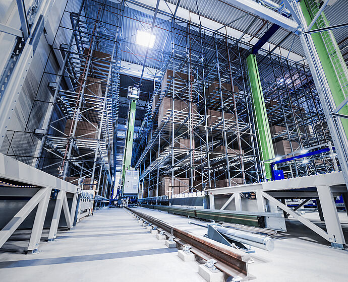 Hochregallager - Wellpappe Formatlager