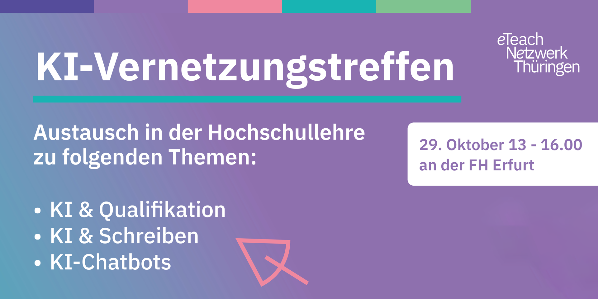 Banner des KI-Vernetzungstreffens am 29. Oktober 2026.