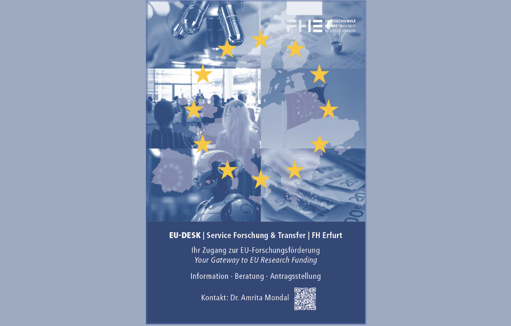Darstellung EU-Plakat - Durch Klicken &Ouml;ffnung der EU Seite der FHE 