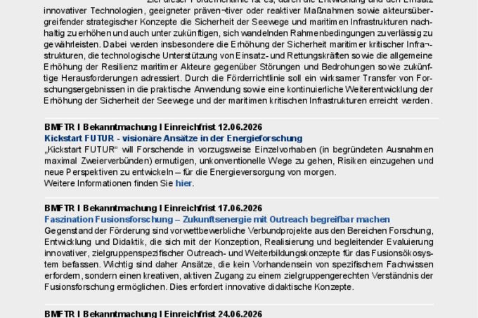 Forschungsnews Mai 2026