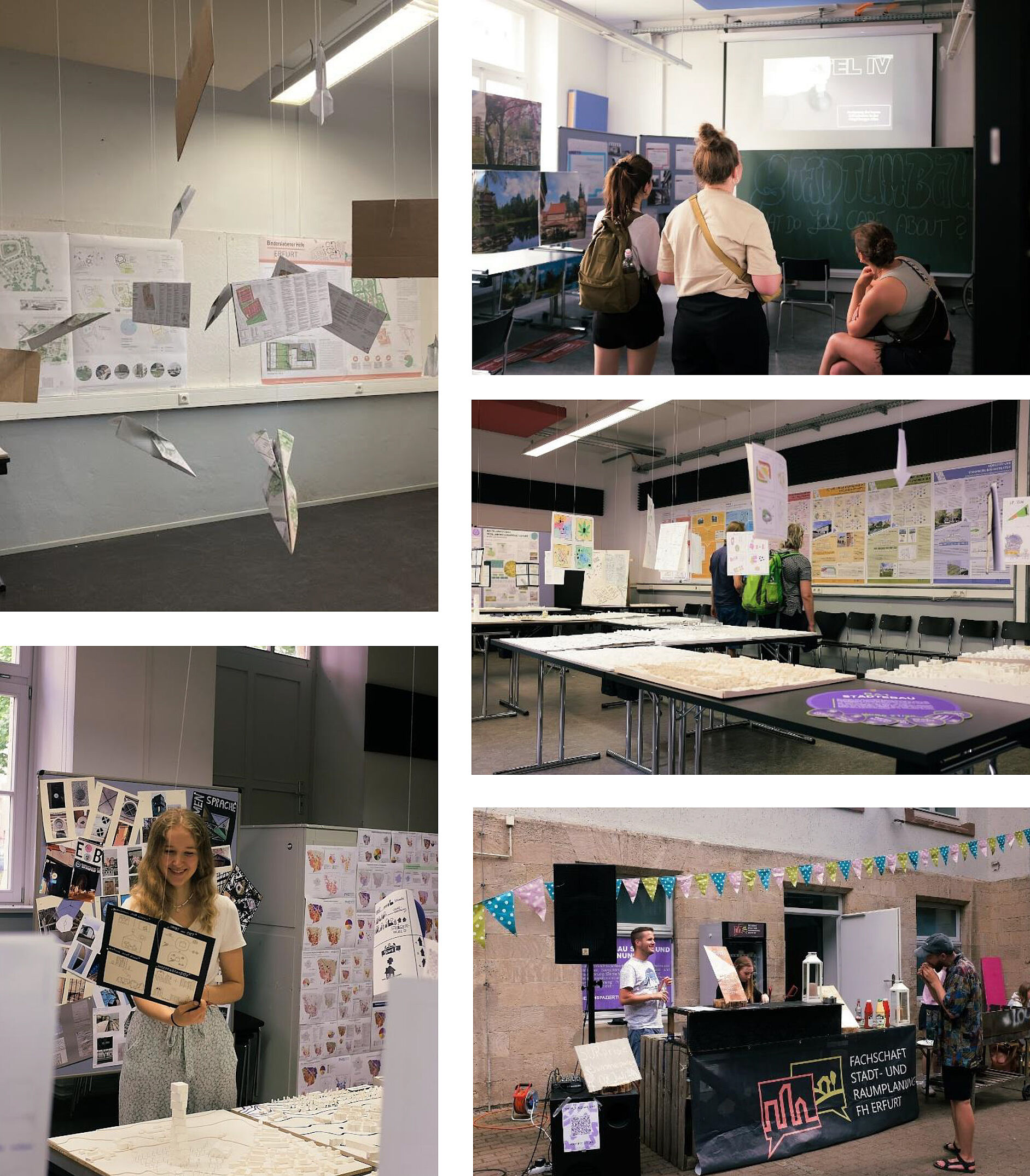 Bildercollage - Impressionen der SuR Werkschau