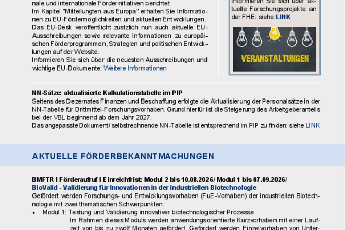 Forschungsnews Juli 2026