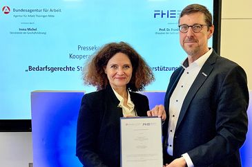 Agentur f&uuml;r Arbeit Th&uuml;ringen Mitte und Fachhochschule Erfurt haben am 20.10.2026 erneut eine Kooperationsvereinbarung unterzeichnet.