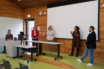 Podiumssituation im Green Campus