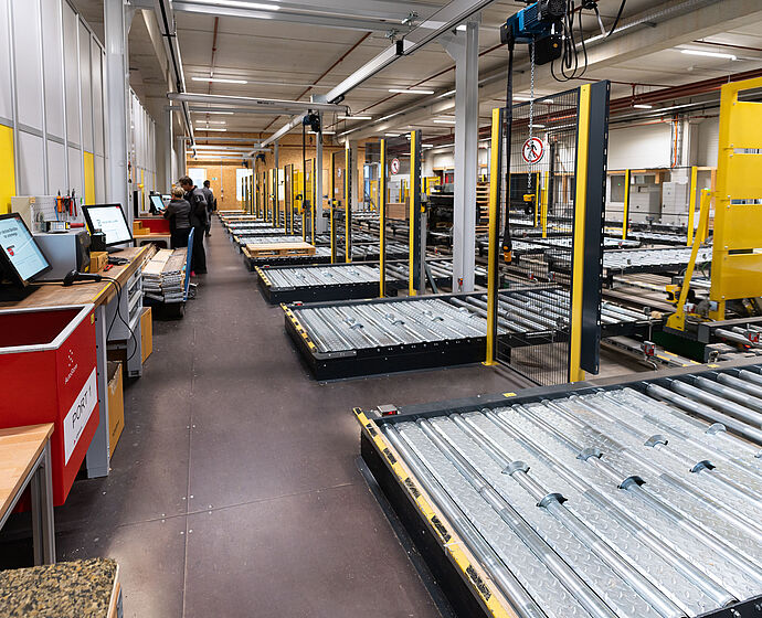 Fördertechnik im Kommissionierbereich