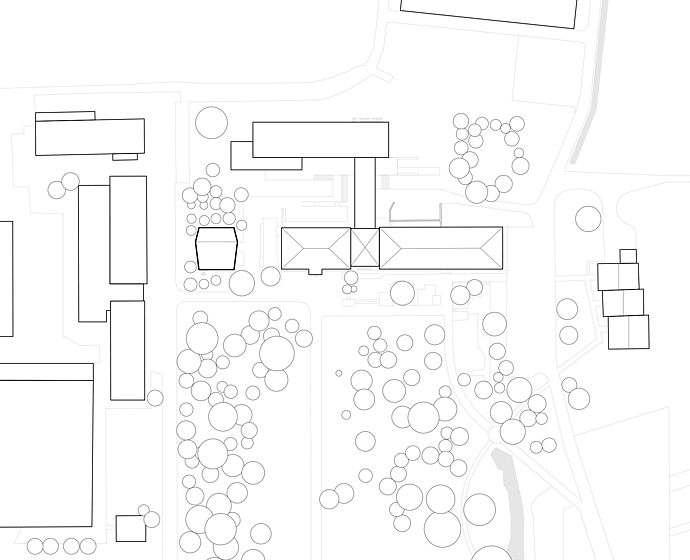 Der Lageplan des Green Campus im Maßstab 1 zu 500
