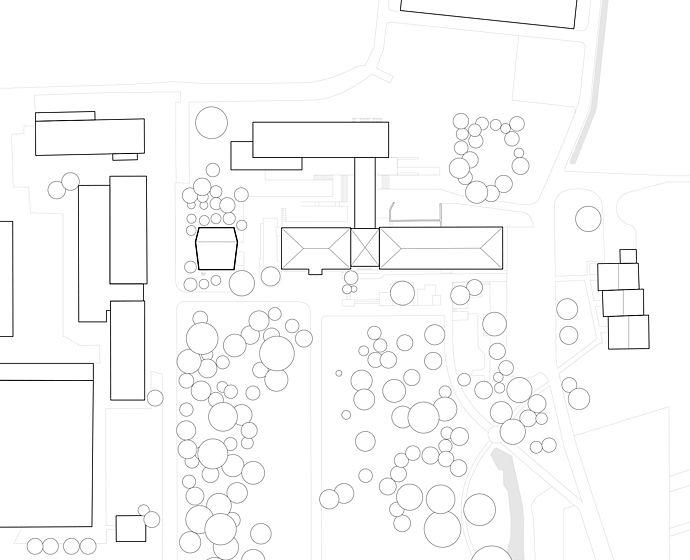 Der Lageplan des Green Campus im Maßstab 1 zu 500