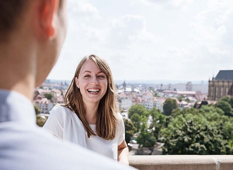 Gruppe Studierende in Erfurt