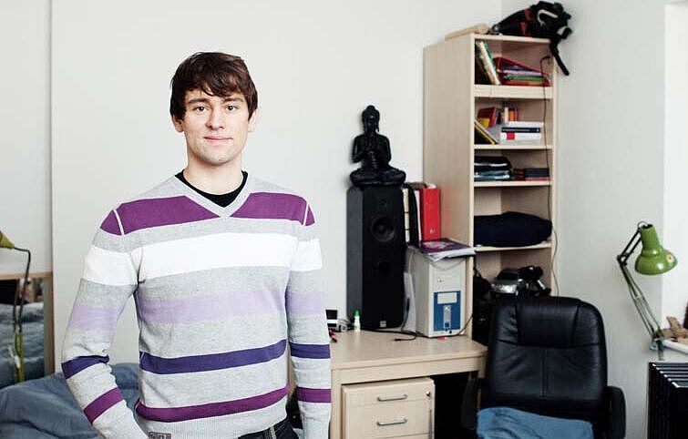 Wohnen Finanzieren Studierender in seiner Wohnung