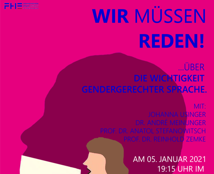 Flyer zum Thema "Gendergerechte Sprache"