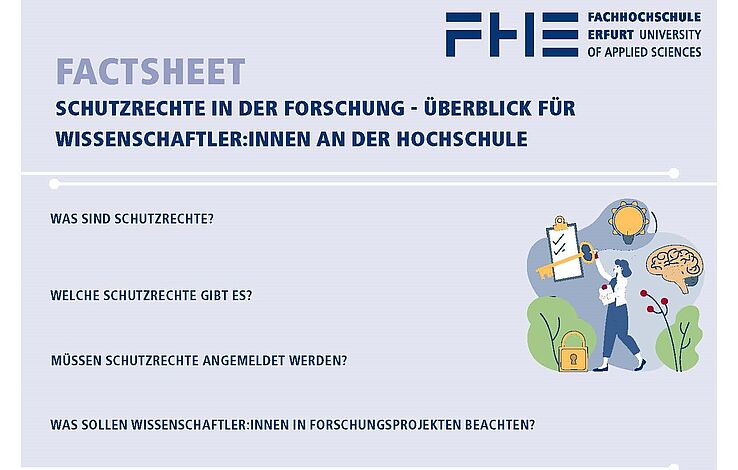 Bild zum Factsheet Schutzrechte in der Forschung